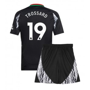 Arsenal Leandro Trossard #19 Dětské Venkovní dres komplet 2024-25 Krátký Rukáv (+ trenýrky)